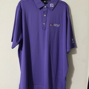 Purple NBC Golf Polo Shirt